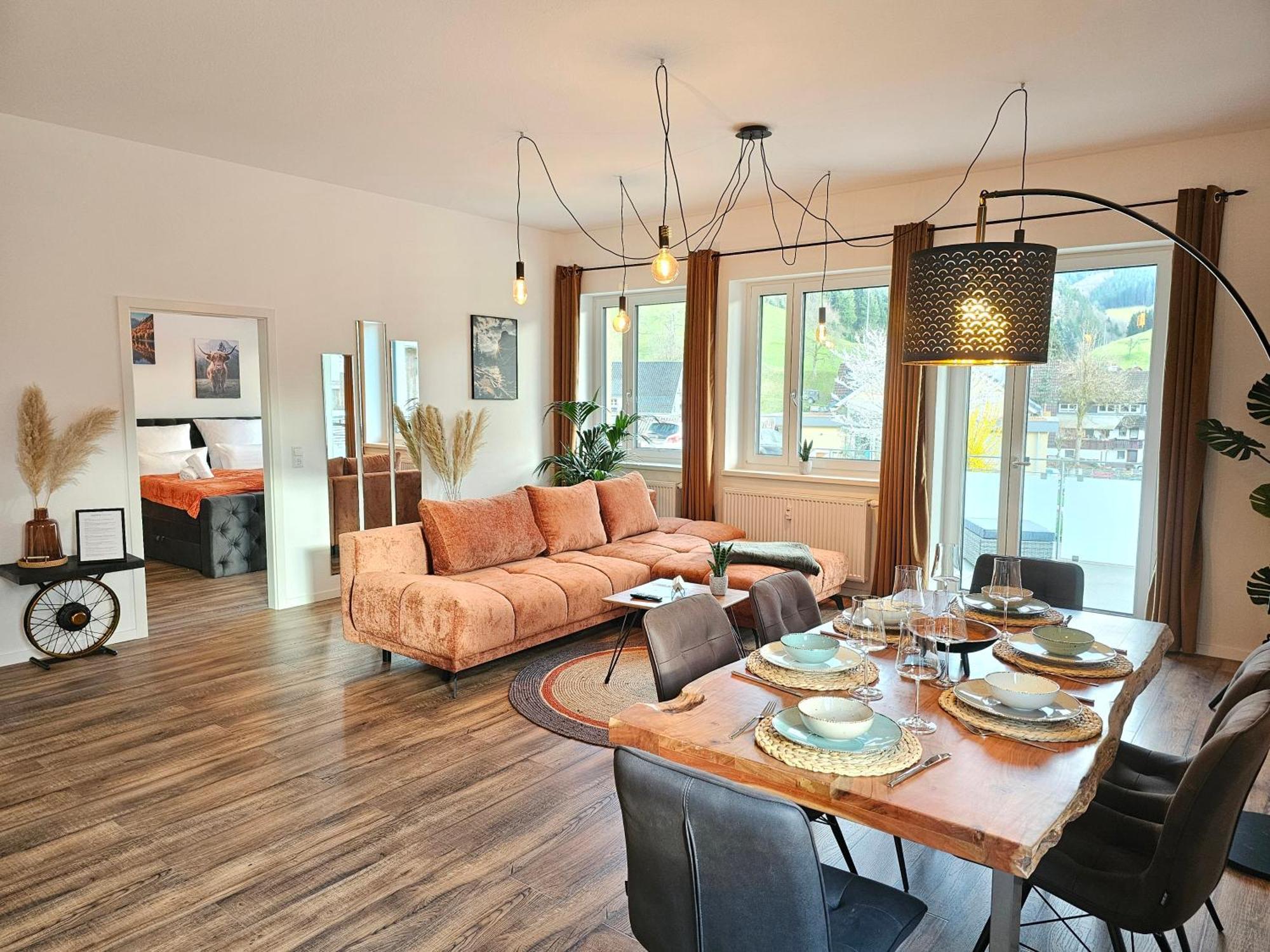 Design-Apartment I Black Forest I Boxspring I Nespresso I Spielplatz Oberharmersbach Bagian luar foto