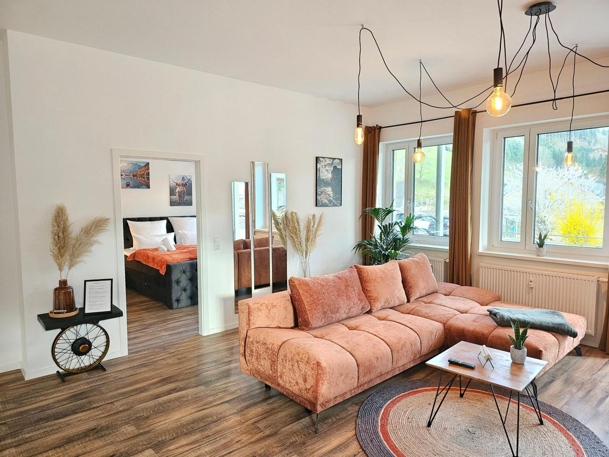 Design-Apartment I Black Forest I Boxspring I Nespresso I Spielplatz Oberharmersbach Bagian luar foto
