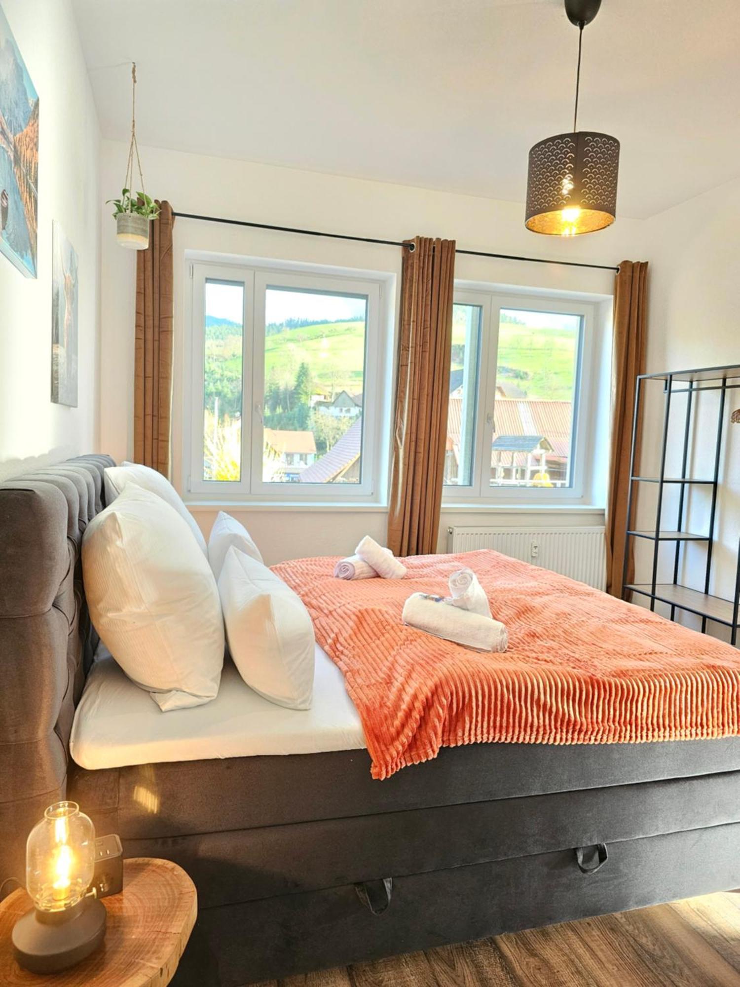 Design-Apartment I Black Forest I Boxspring I Nespresso I Spielplatz Oberharmersbach Bagian luar foto